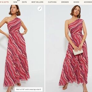 Tuckernuck Sunset Stripe Cadiz Dress NWT
